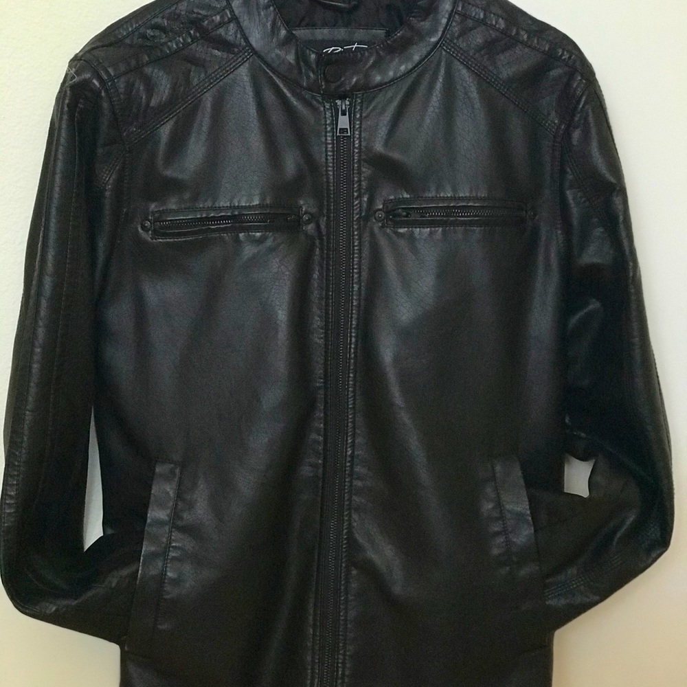 Men’s Black Leather Jacket